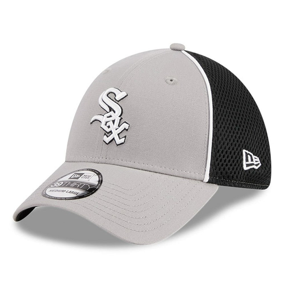 Gray Chicago White Sox New Era Pipe 39THIRTY Flex Hat