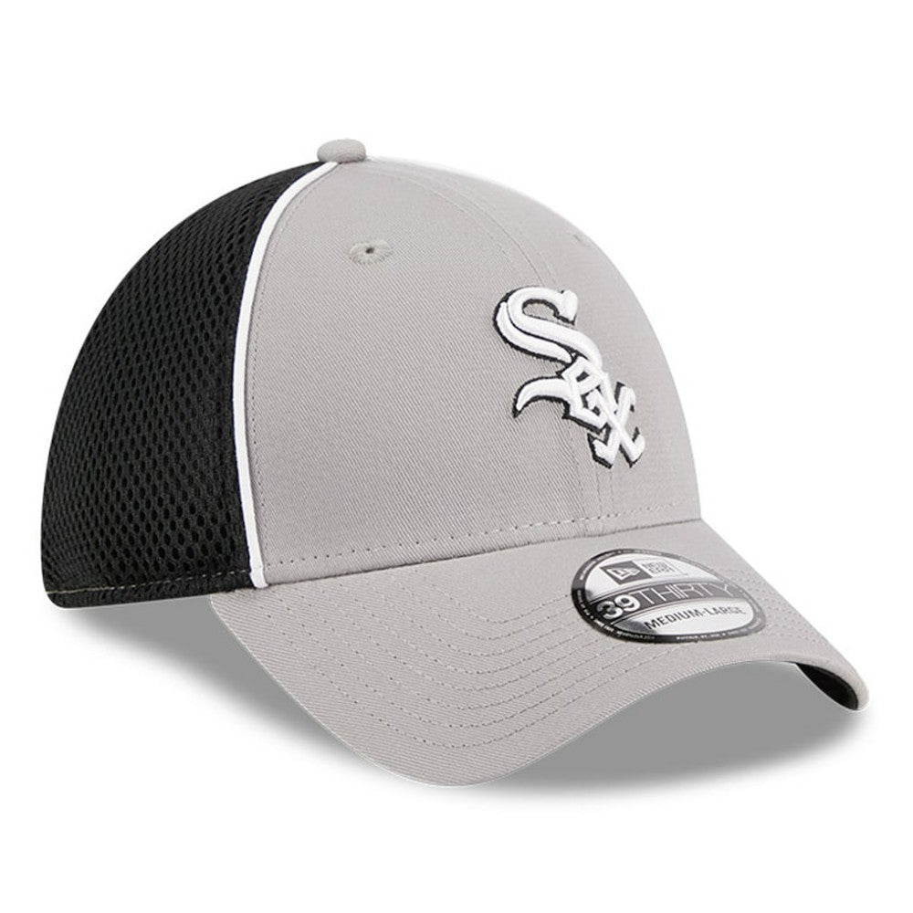 Gray Chicago White Sox New Era Pipe 39THIRTY Flex Hat