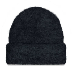 Black St. Louis Cardinals New Era Women's Fuzzy Cuffed Knit Hat
