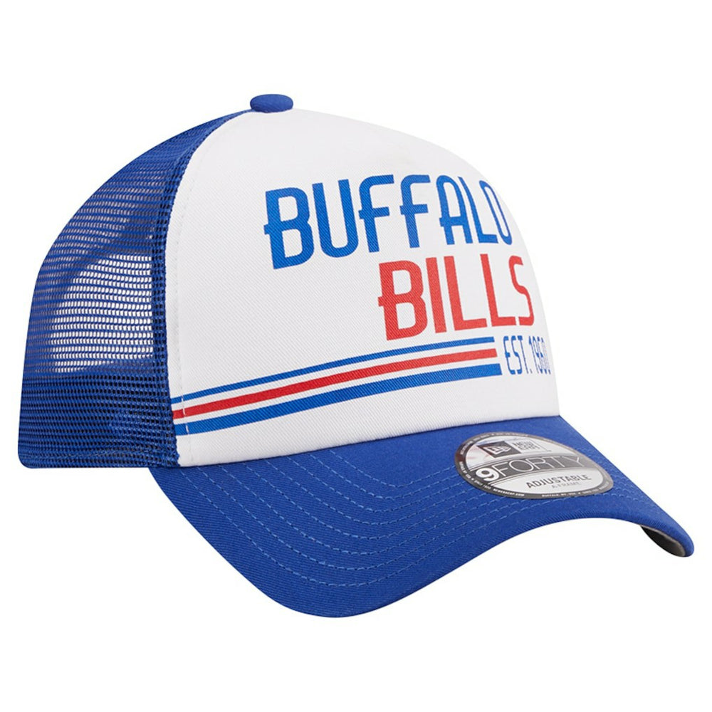 Stacked A-Frame Trucker 9FORTY Adjustable Hat - Buffalo Bills Hats