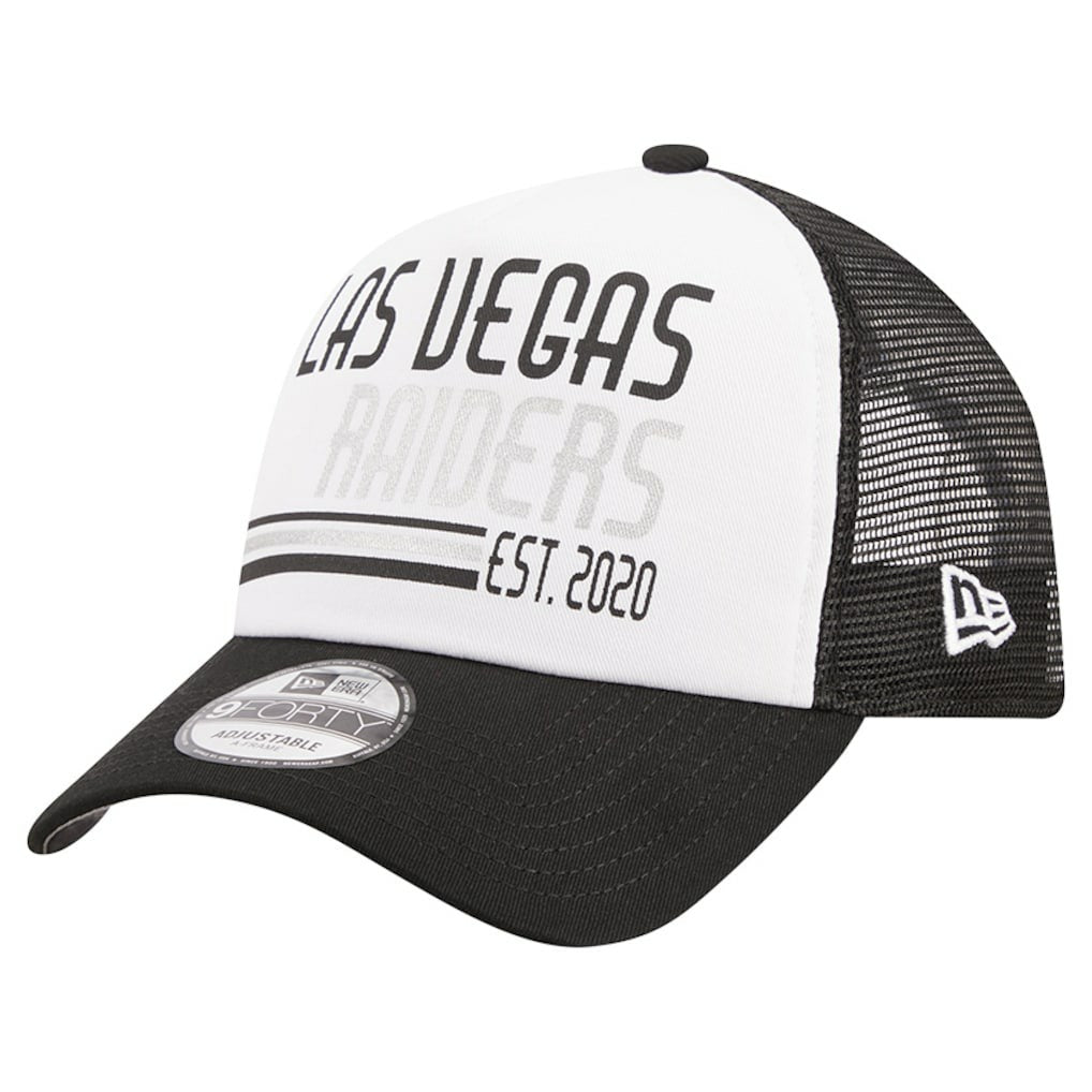 Stacked A-Frame Trucker 9FORTY Adjustable Hat - Las Vegas Raiders Hats