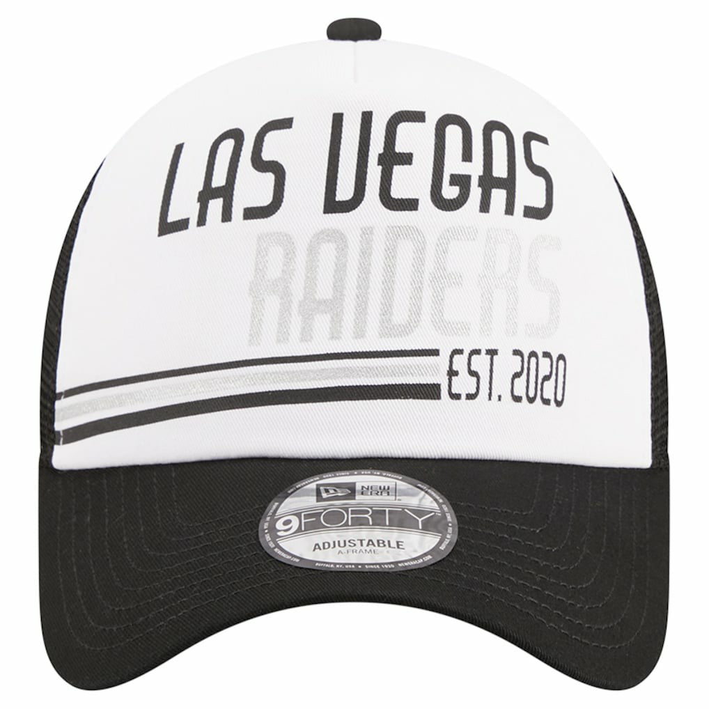 Stacked A-Frame Trucker 9FORTY Adjustable Hat - Las Vegas Raiders Hats