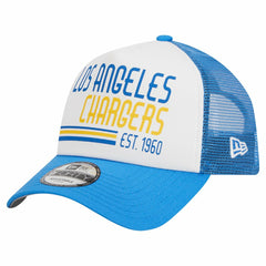 Stacked A-Frame Trucker 9FORTY Adjustable Hat - Los Angeles Chargers Hats