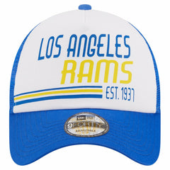 Stacked A-Frame Trucker 9FORTY Adjustable Hat - Los Angeles Rams Hats