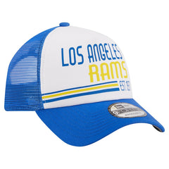 Stacked A-Frame Trucker 9FORTY Adjustable Hat - Los Angeles Rams Hats