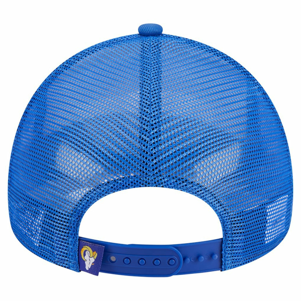 Stacked A-Frame Trucker 9FORTY Adjustable Hat - Los Angeles Rams Hats
