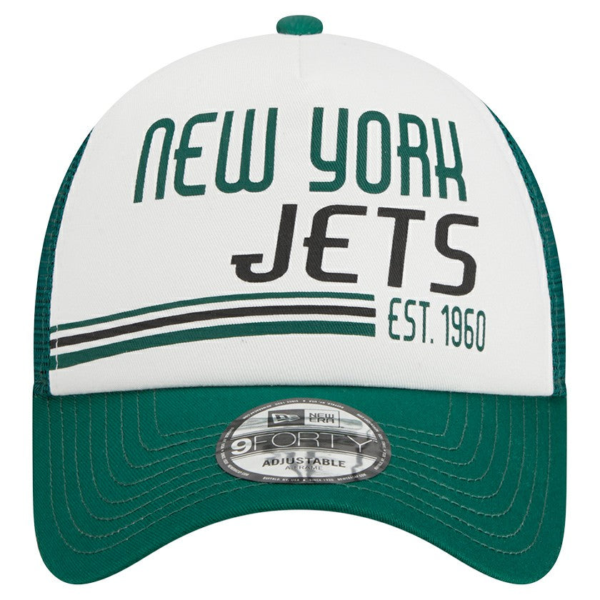 Stacked A-Frame Trucker 9FORTY Adjustable Hat - New York Jets Hats