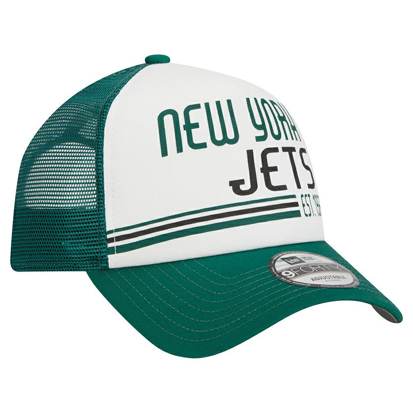 Stacked A-Frame Trucker 9FORTY Adjustable Hat - New York Jets Hats