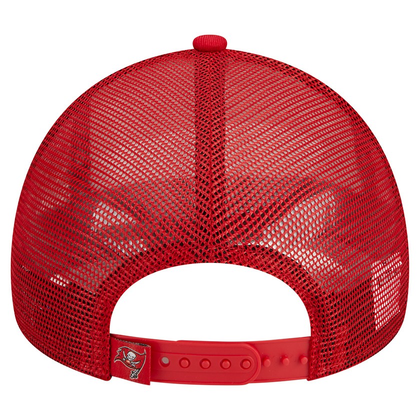 Stacked A-Frame Trucker 9FORTY Adjustable Hat - Tampa Bay Buccaneers Hats