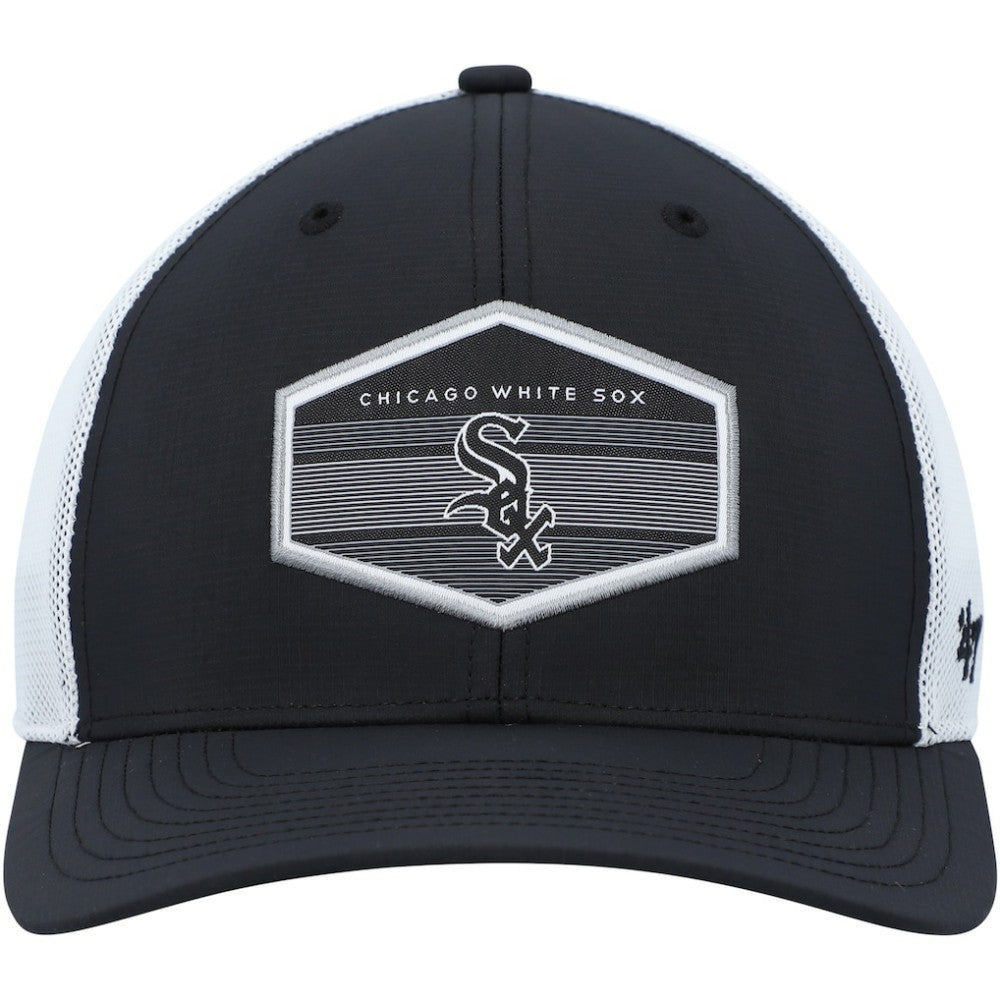 Black/White Chicago White Sox '47 Burgess Trucker Snapback Hat