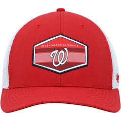 Red/White Washington Nationals '47 Burgess Trucker Snapback Hat