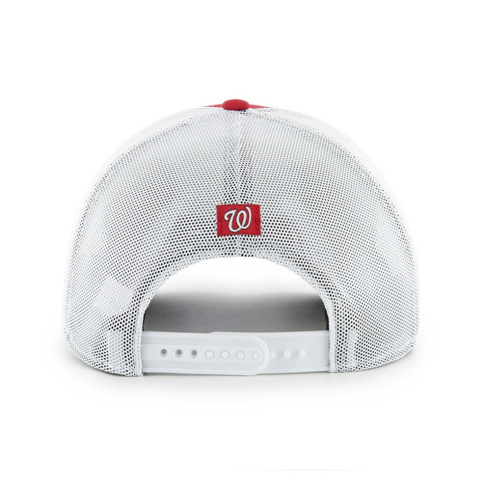 Red/White Washington Nationals '47 Burgess Trucker Snapback Hat