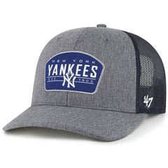 Charcoal/Navy New York Yankees '47 Slate Trucker Snapback Hat