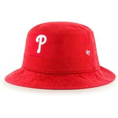 Red Philadelphia Phillies '47 Primary Bucket Hat