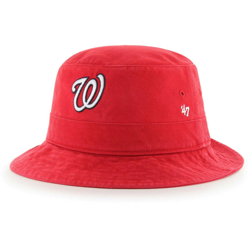Red Washington Nationals '47 Primary Bucket Hat