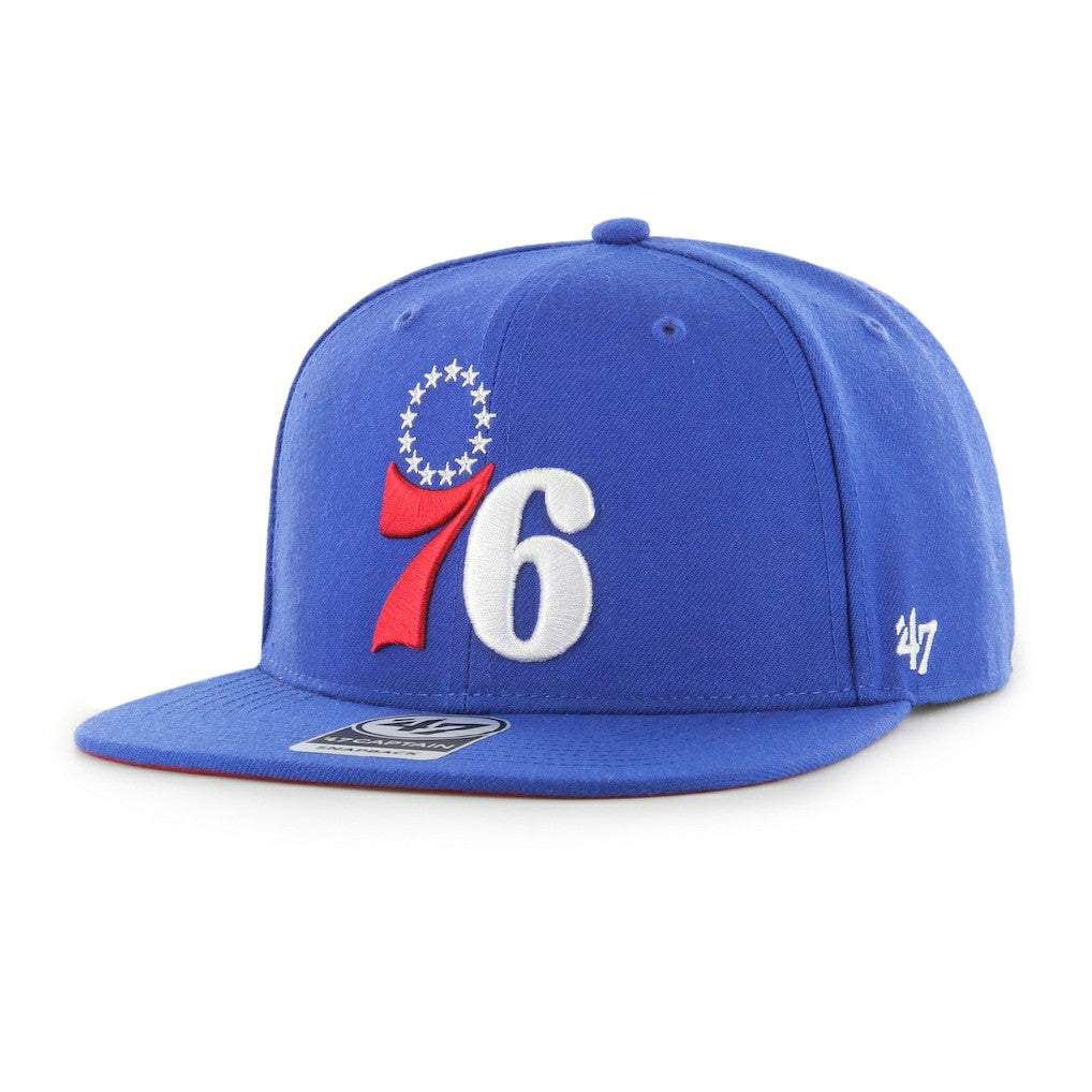 47 brand Philadelphia 76ers '47 Sure Shot Captain Snapback Hat