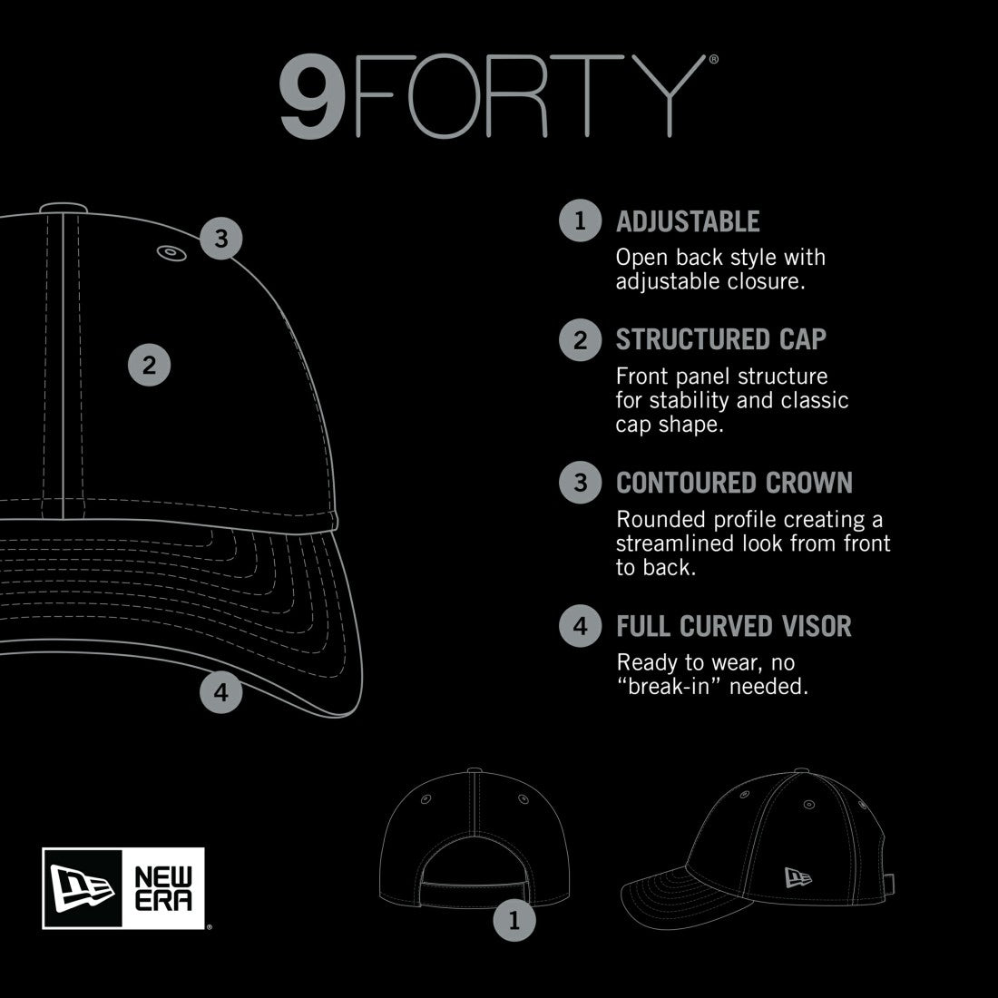 Top Visor 9FORTY Adjustable Hat - Tennessee Titans Hats