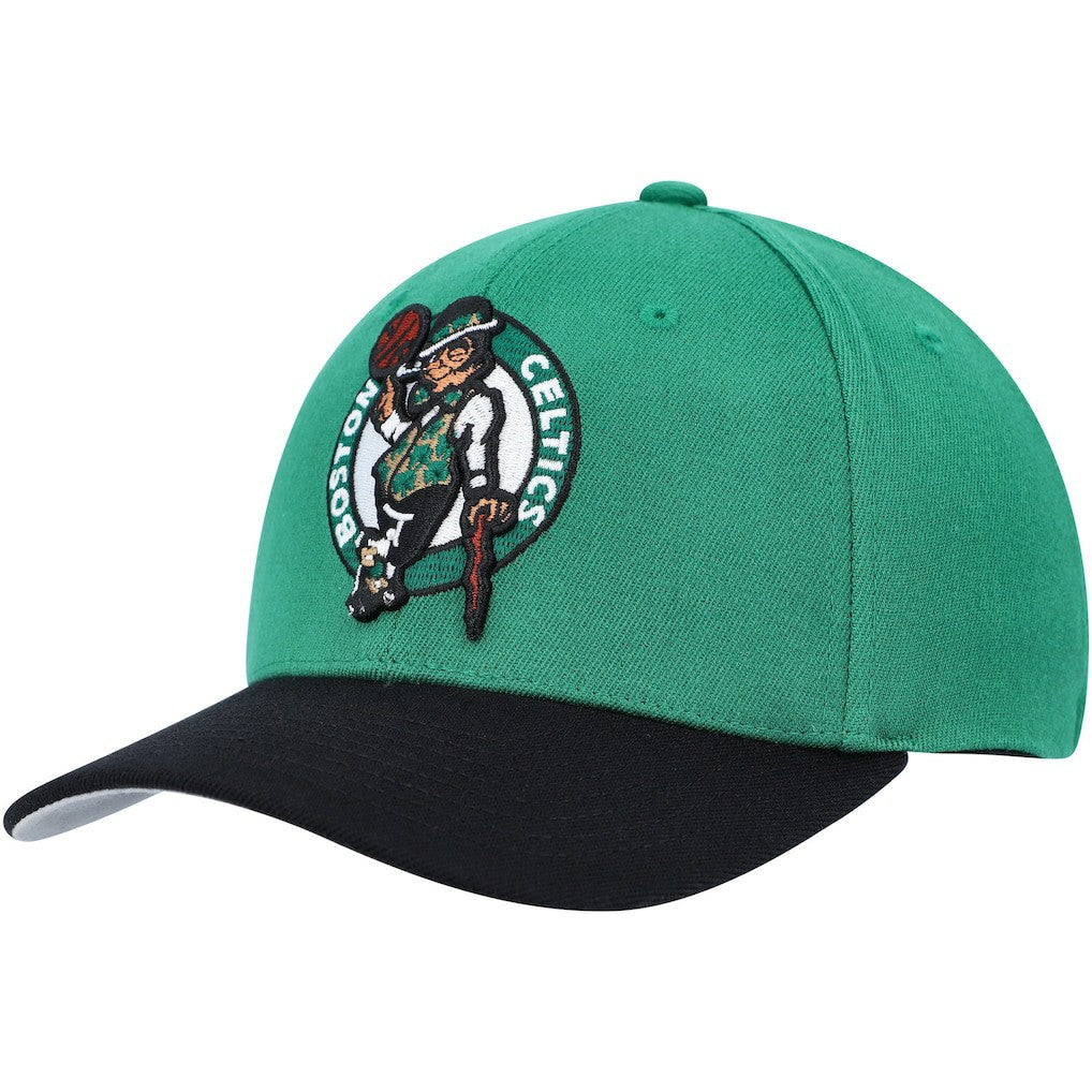 Mitchell & Ness Boston Celtics MVP Team Two-Tone 2.0 Stretch-Snapback Hat