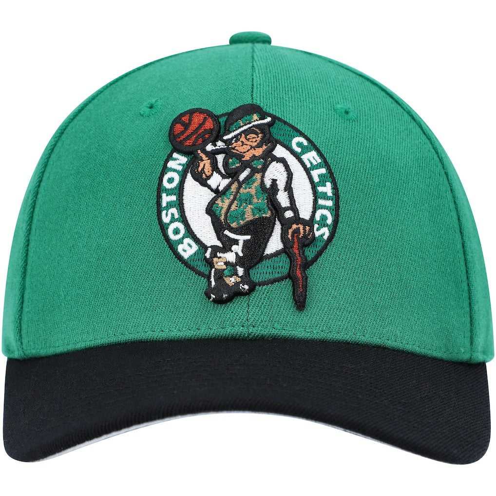 Mitchell & Ness Boston Celtics MVP Team Two-Tone 2.0 Stretch-Snapback Hat