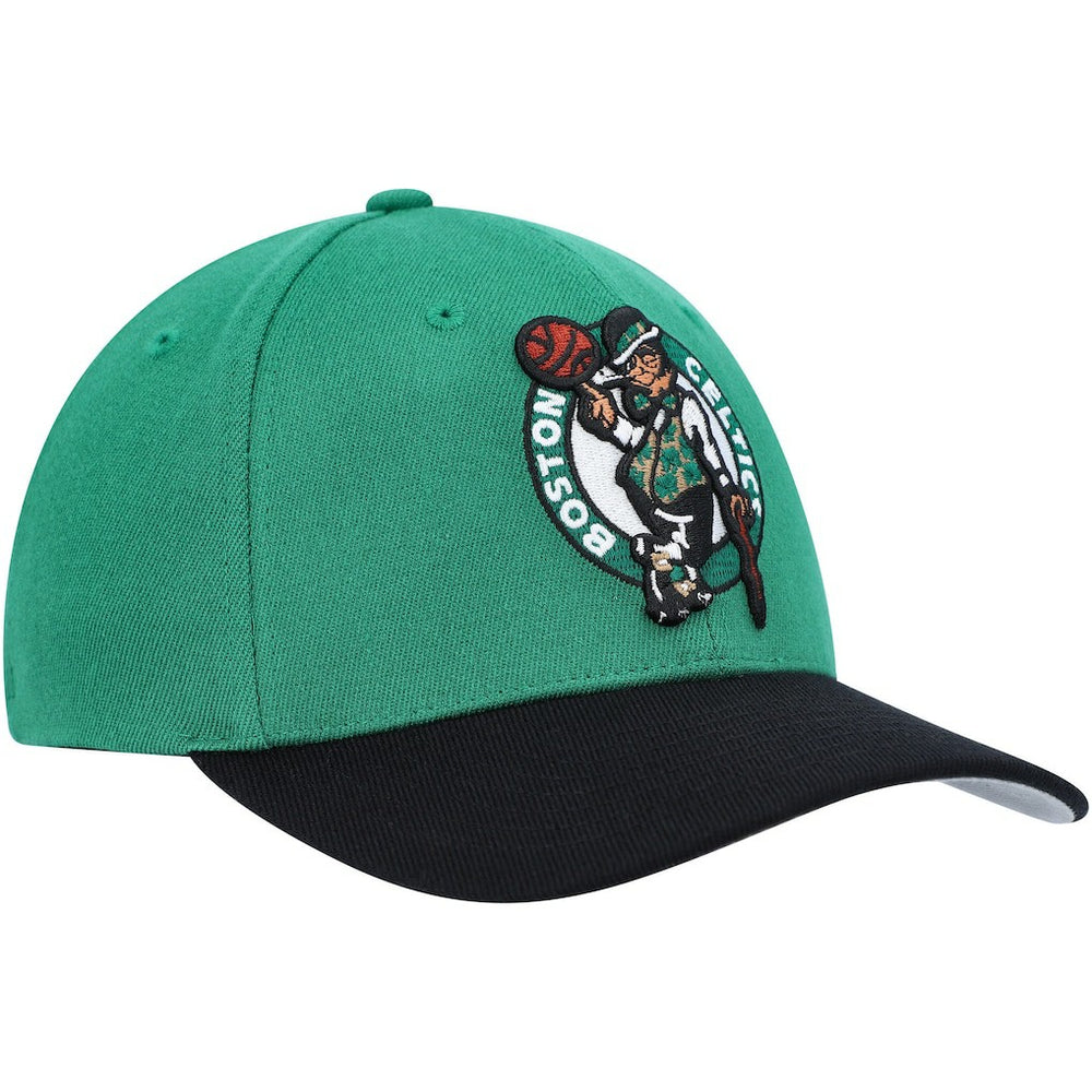 Mitchell & Ness Boston Celtics MVP Team Two-Tone 2.0 Stretch-Snapback Hat