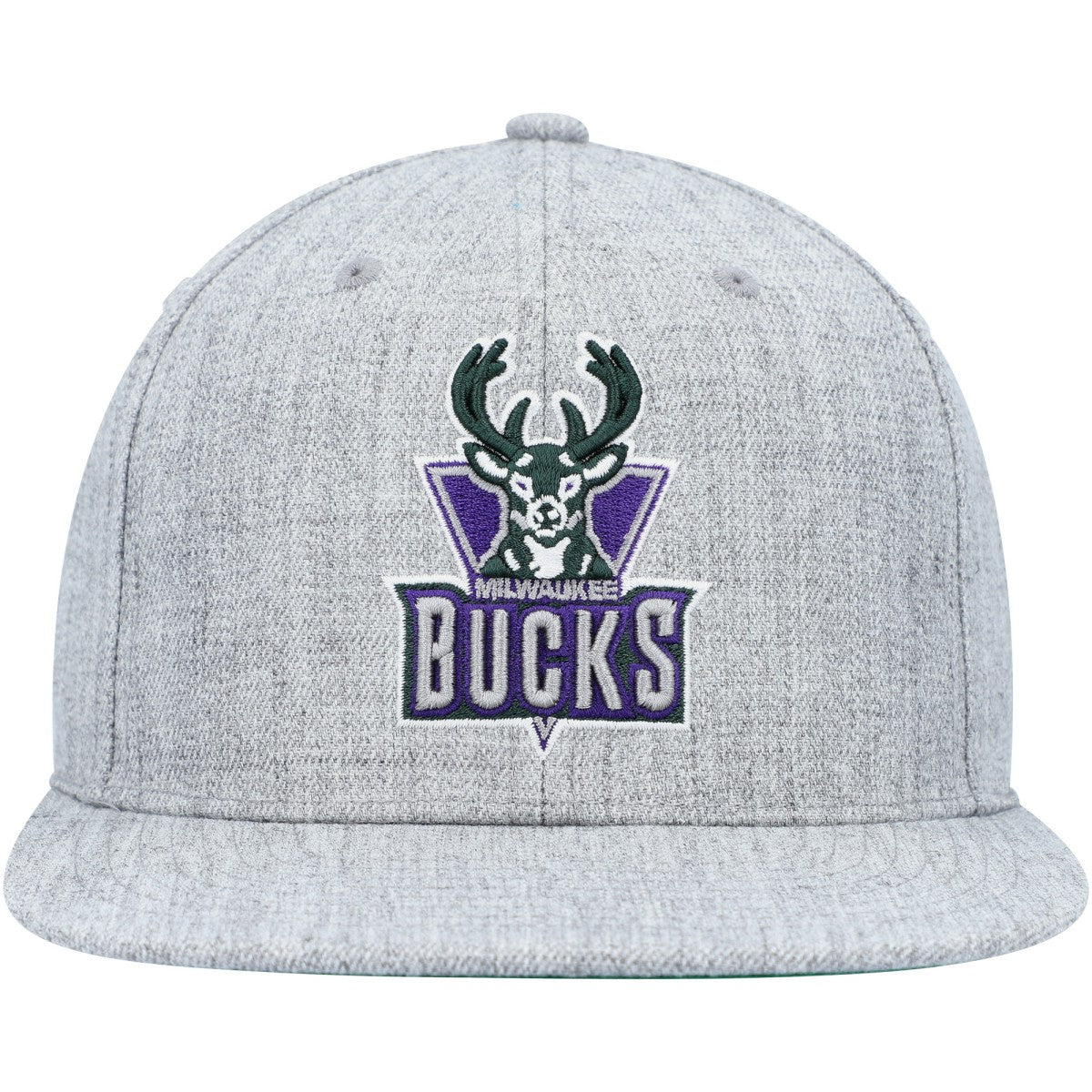 Mitchell & Ness Milwaukee Bucks Hardwood Classics 2.0 Snapback Hat