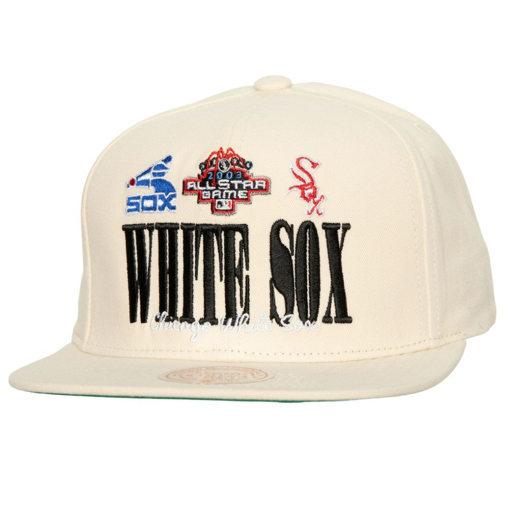 Cream Chicago White Sox Mitchell & Ness Reframe Retro Snapback Hat
