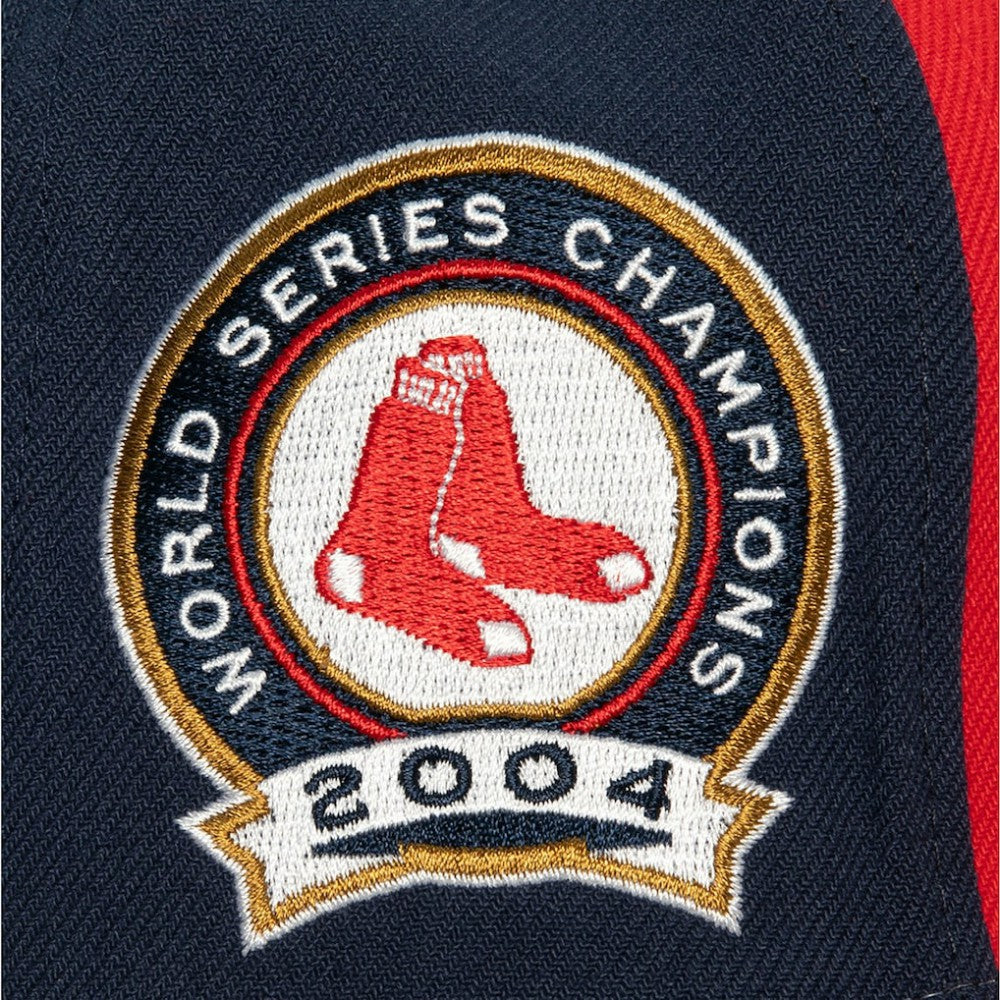 Red/ Boston Red Sox Mitchell & Ness Bases Loaded Fitted Hat