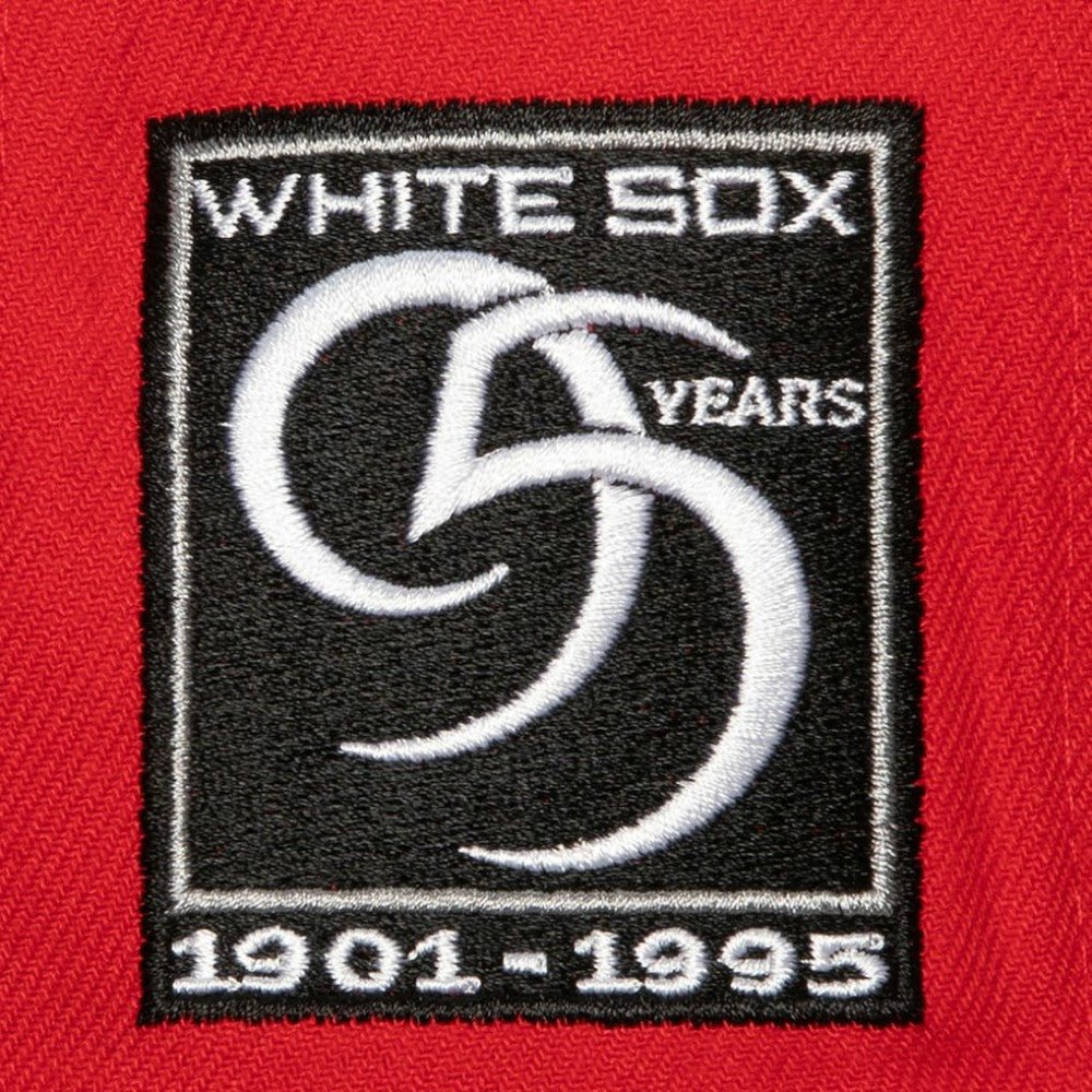 Red/ Chicago White Sox Mitchell & Ness Bases Loaded Fitted Hat