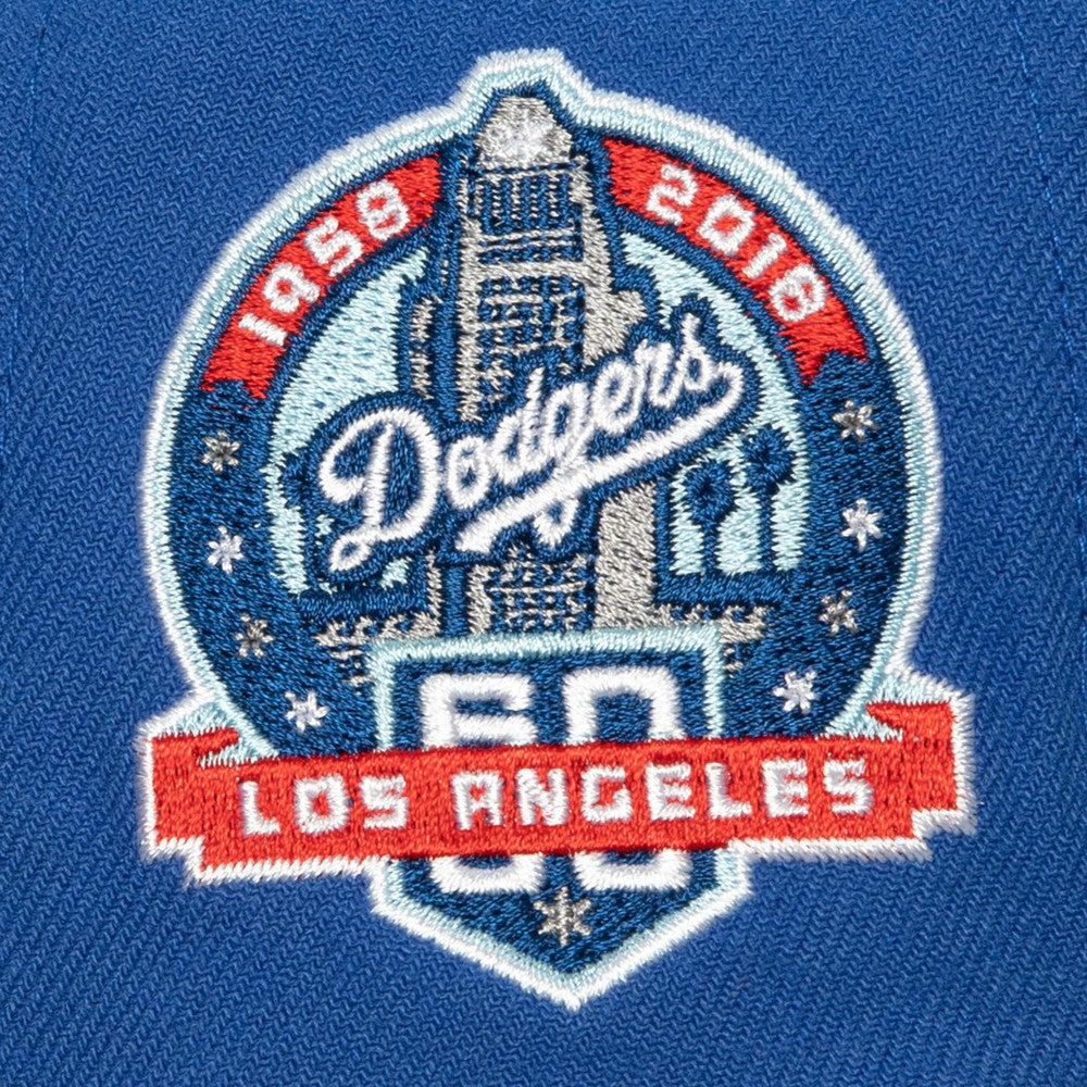 Royal/Gray Los Angeles Dodgers Mitchell & Ness Bases Loaded Fitted Hat
