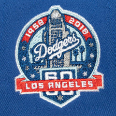Royal/Gray Los Angeles Dodgers Mitchell & Ness Bases Loaded Fitted Hat
