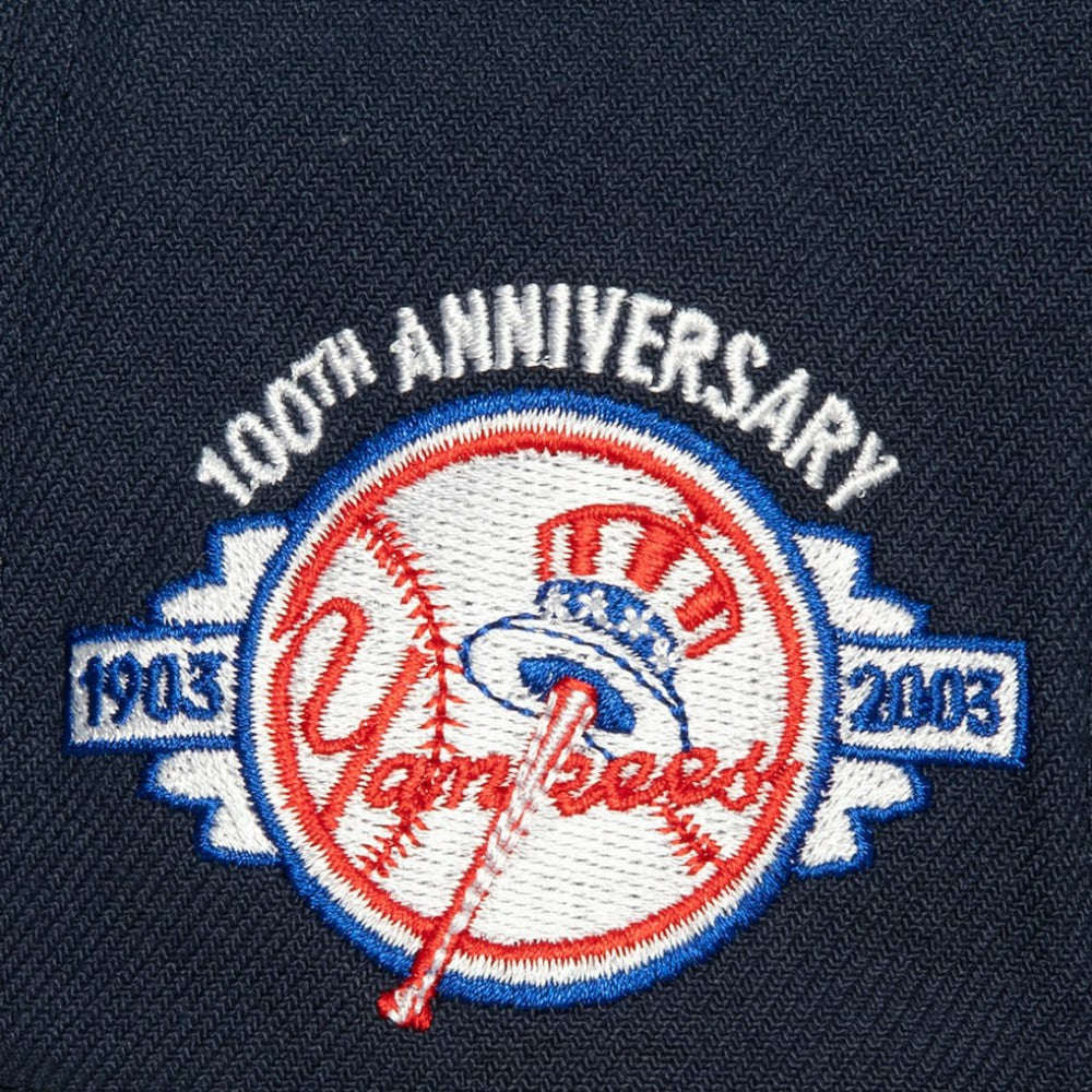 Navy/Gray New York Yankees Mitchell & Ness Bases Loaded Fitted Hat