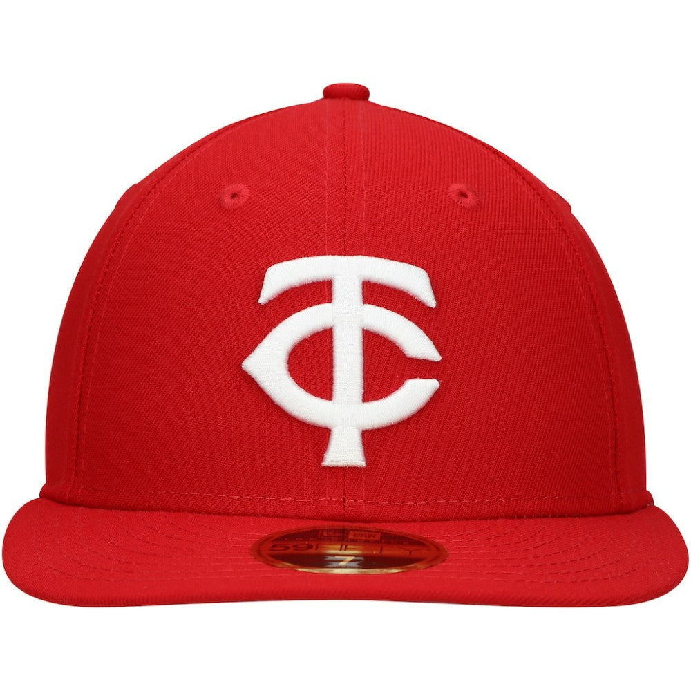 Scarlet Minnesota Twins New Era Low Profile 59FIFTY Fitted Hat