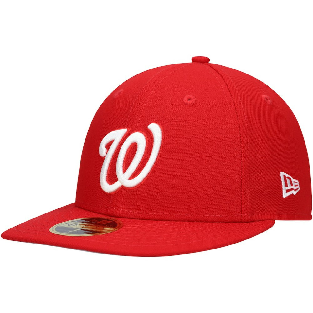 Scarlet Washington Nationals New Era Low Profile 59FIFTY Fitted Hat
