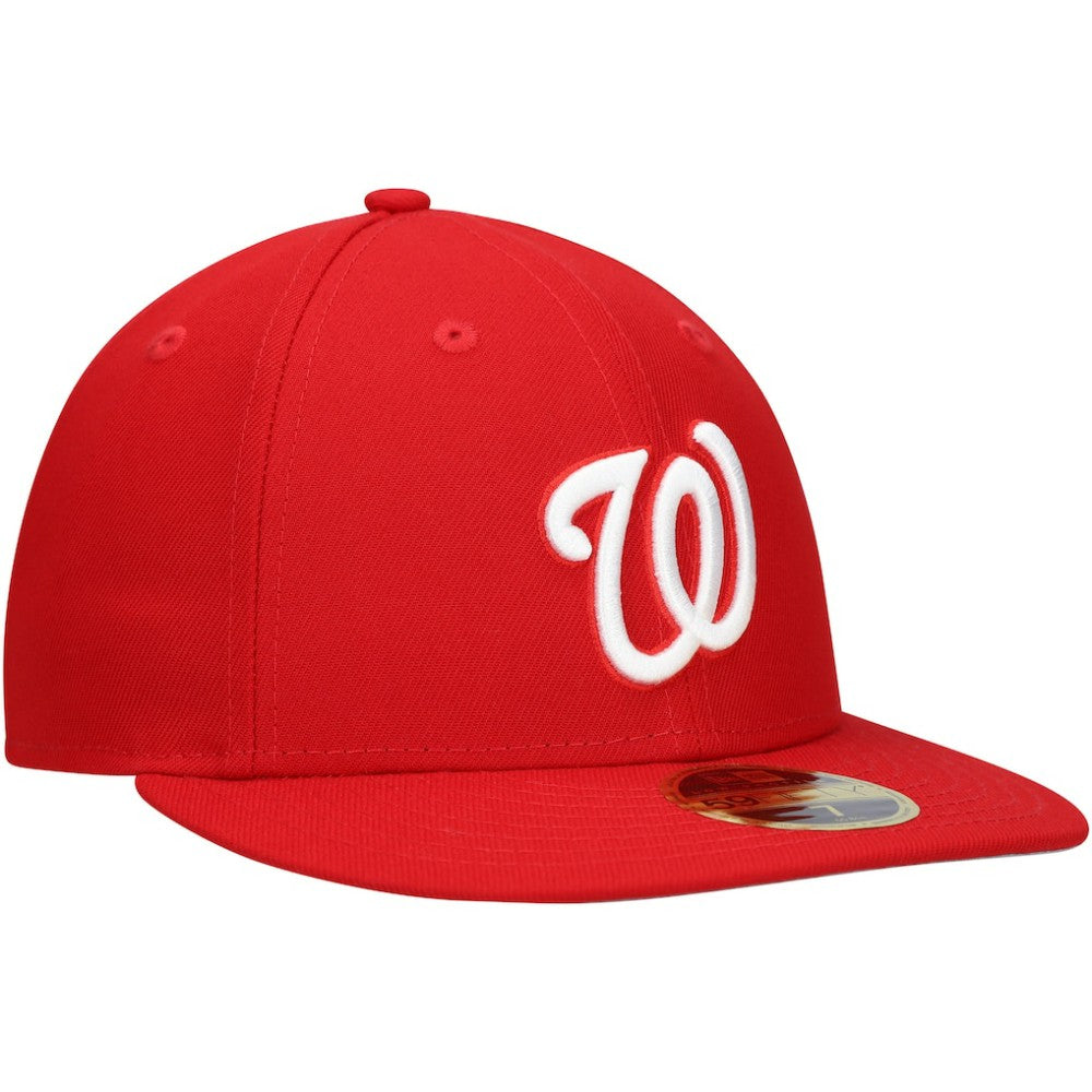 Scarlet Washington Nationals New Era Low Profile 59FIFTY Fitted Hat