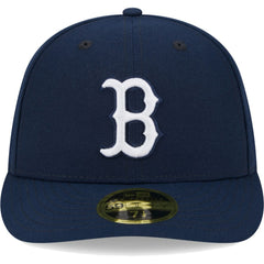 Navy Boston Red Sox New Era Oceanside Low Profile 59FIFTY Fitted Hat