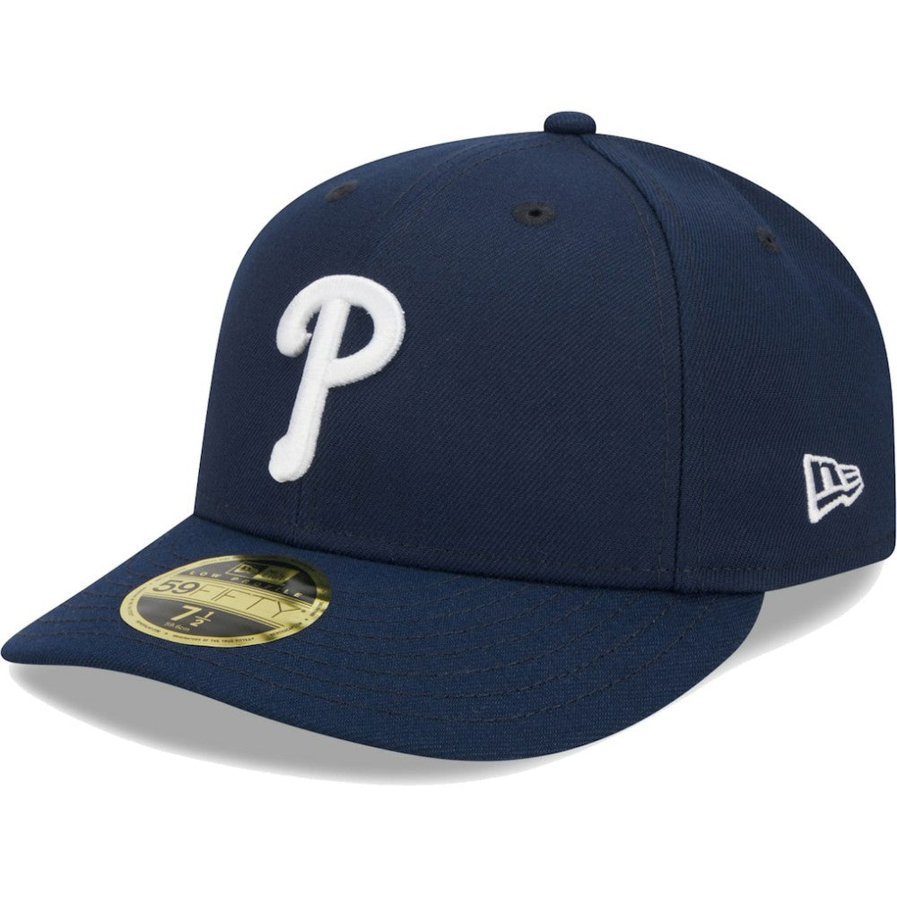Navy Philadelphia Phillies New Era Oceanside Low Profile 59FIFTY Fitted Hat