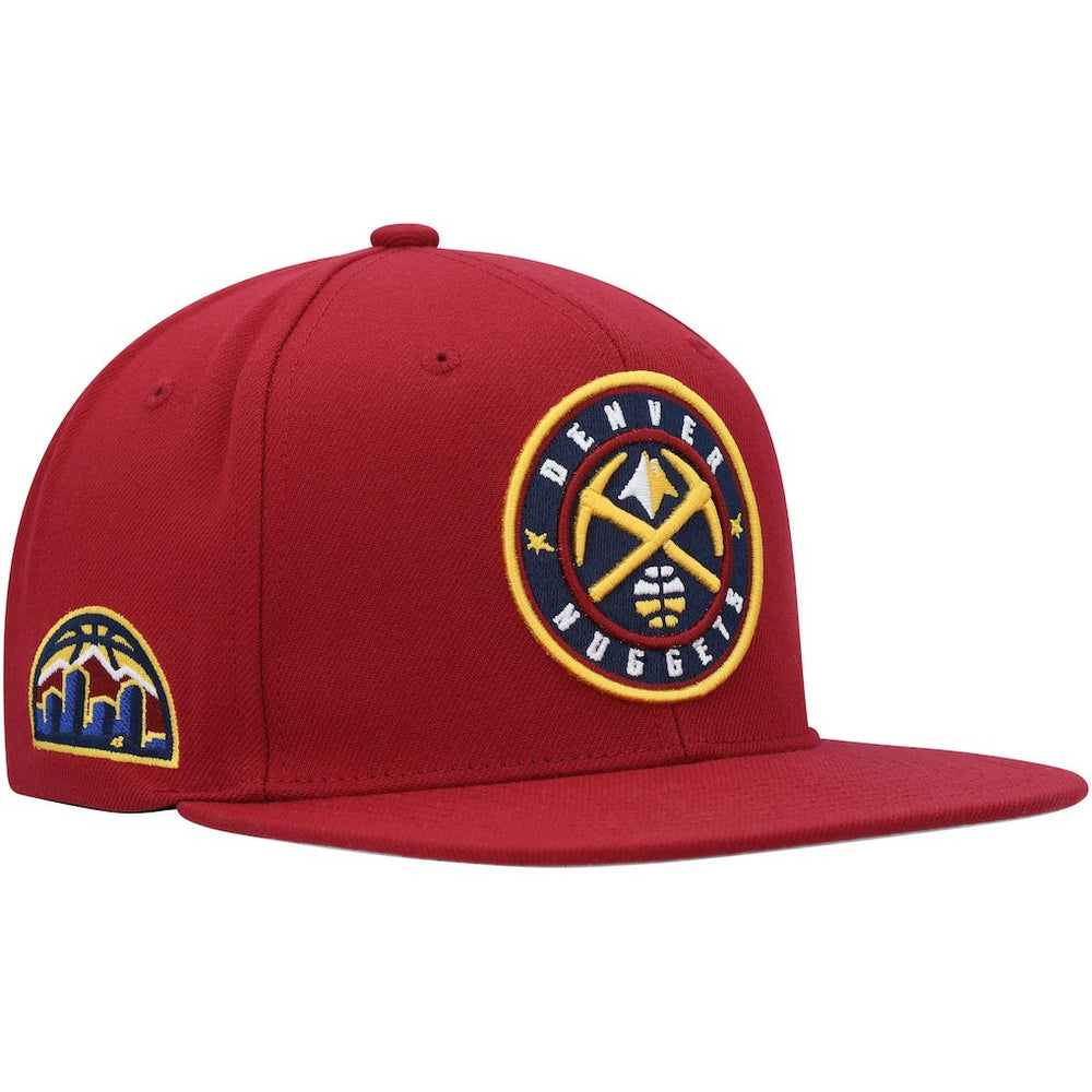 Mitchell & Ness Denver Nuggets Side Core 2.0 Snapback Hat sale