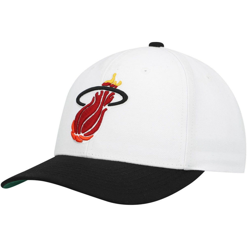 Mitchell & Ness Miami Heat Hardwood Classics Core 2-Tone 2.0 Pro Snapback Hat