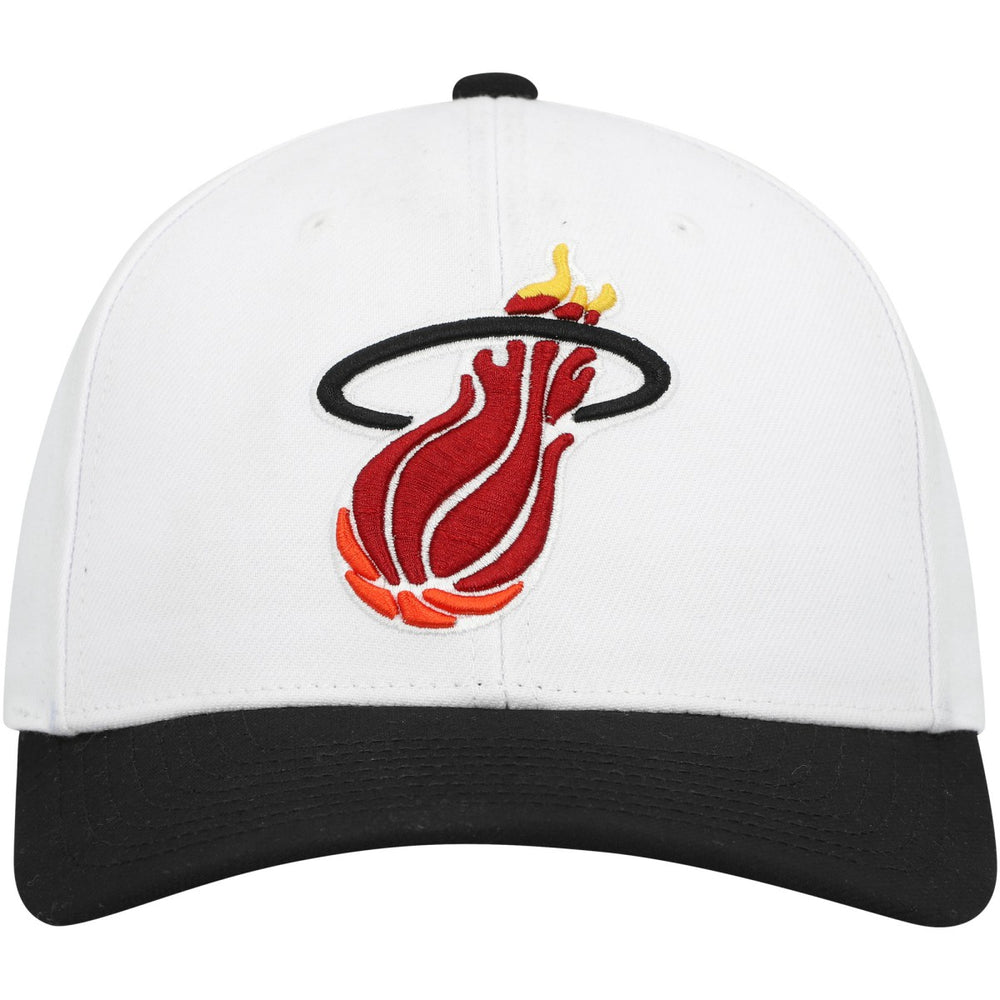 Mitchell & Ness Miami Heat Hardwood Classics Core 2-Tone 2.0 Pro Snapback Hat