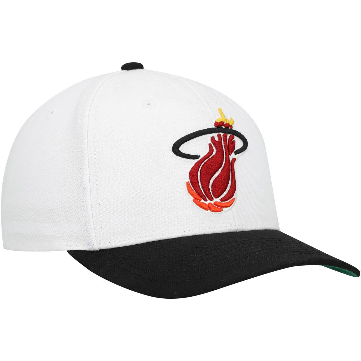Mitchell & Ness Miami Heat Hardwood Classics Core 2-Tone 2.0 Pro Snapback Hat