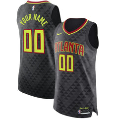 Nike Atlanta Hawks Authentic Custom Jersey Black