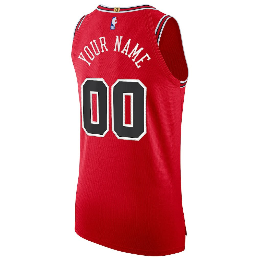 Nike Chicago Bulls Authentic Custom Jersey Red sale