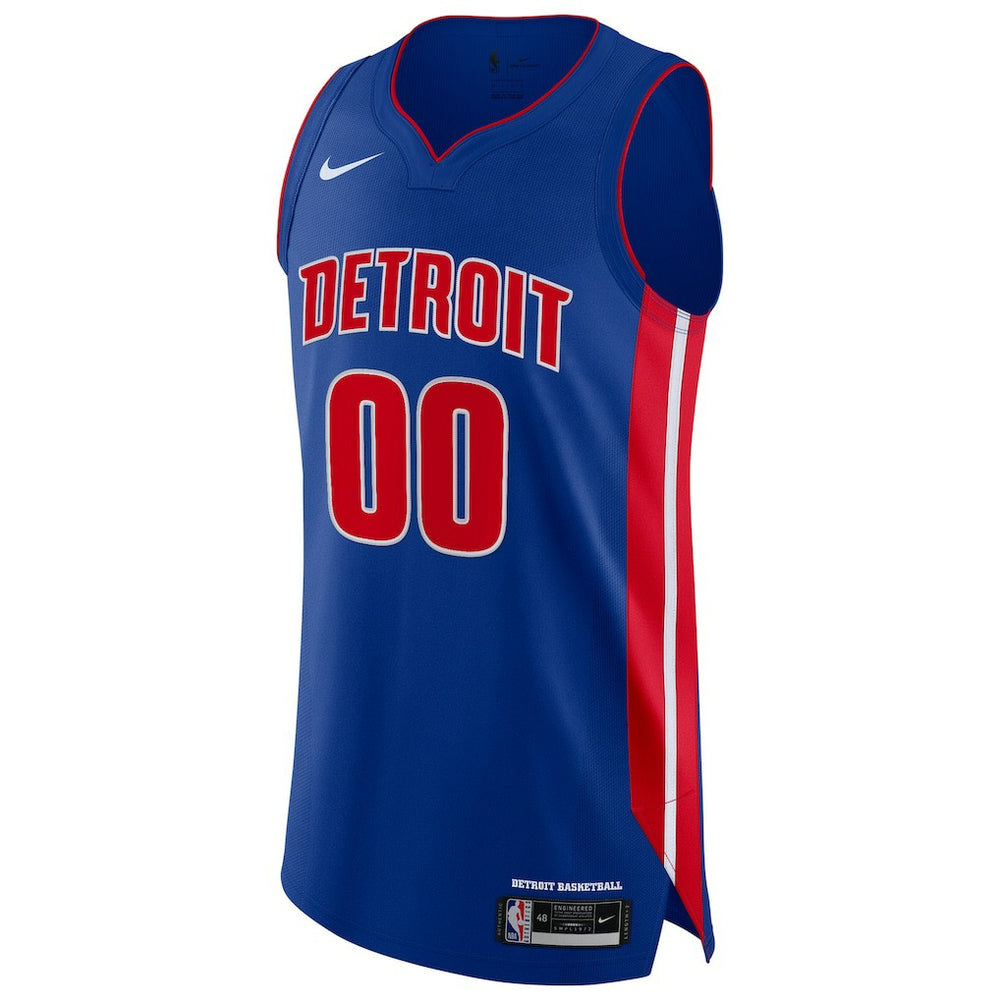Nike Detroit Pistons Authentic Custom Jersey Blue sale