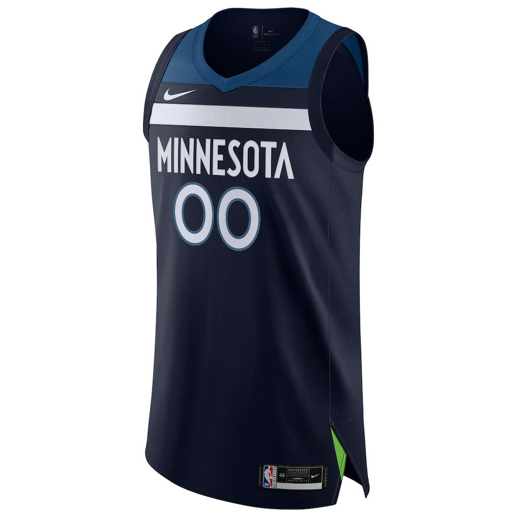 Nike Minnesota Timberwolves Authentic Custom Jersey Navy
