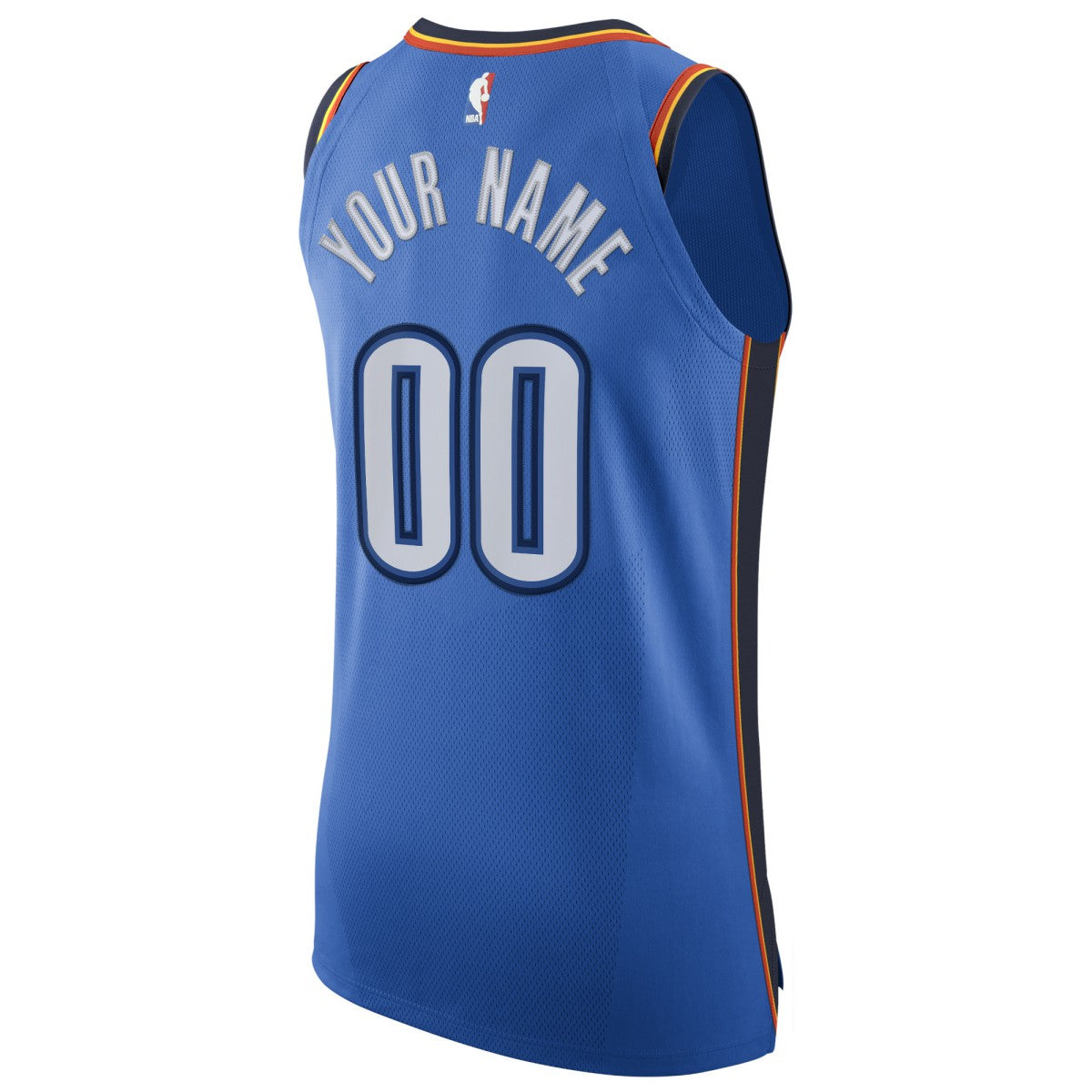 Nike Oklahoma City Thunder Authentic Custom Jersey Blue