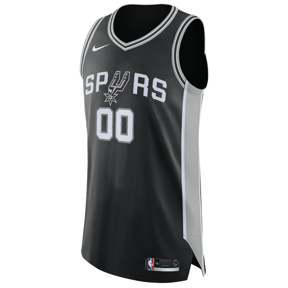 Nike San Antonio Spurs Authentic Custom Jersey Black
