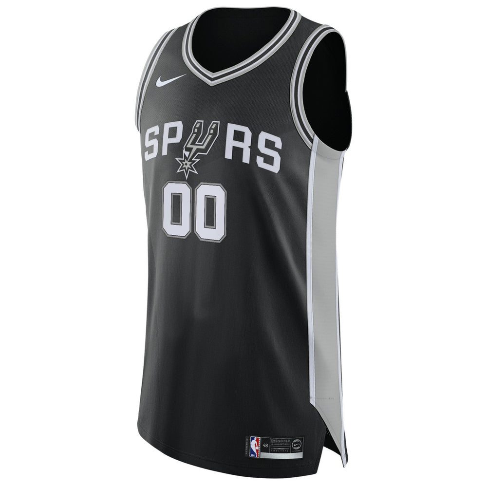 Nike San Antonio Spurs Authentic Custom Jersey Black