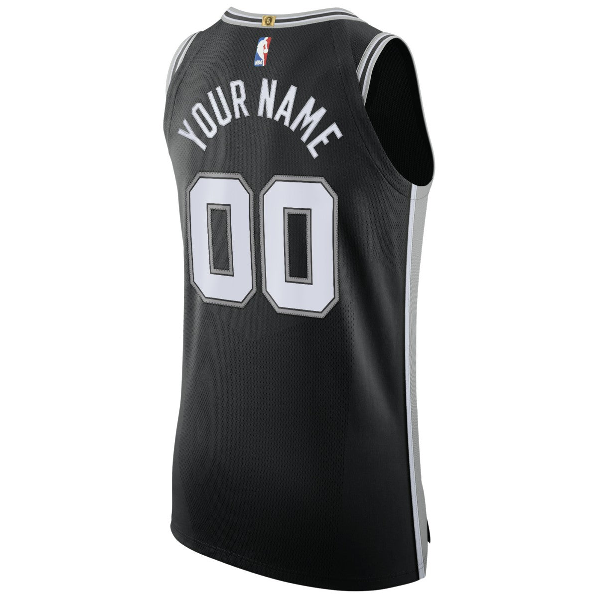 Nike San Antonio Spurs Authentic Custom Jersey Black