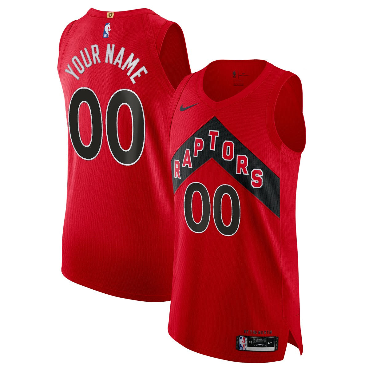 Nike Toronto Raptors 2020/21 Authentic Custom Jersey Red