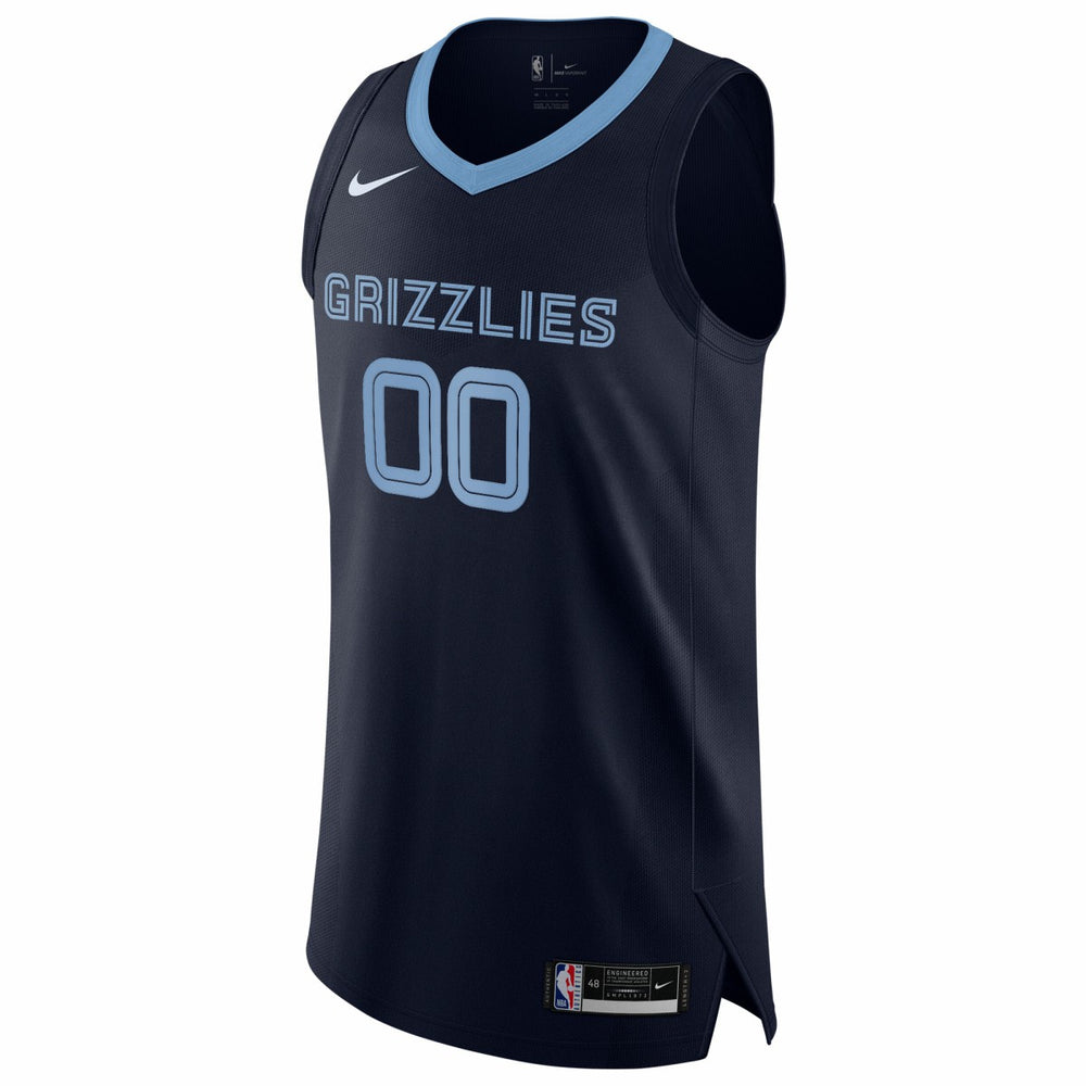 Nike Memphis Grizzlies 2020/21 Authentic Custom Jersey Navy